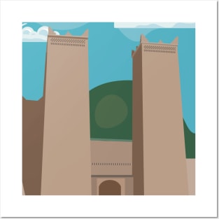 Moroccan Cities illustration, best gift for morocco lovers Posters and Art